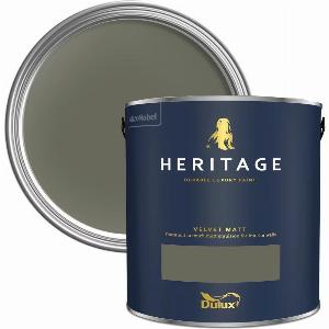 Dulux Heritage Velvet Matt Paint 1L DH Slate High Quality Matt Emulsion Paint