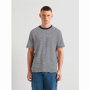 Enjoy a 20 Discount on the True Navy Rushden Striped TShirt