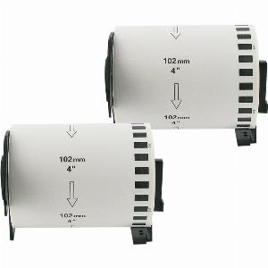 Bubprint 2x Etiketten kompatibel für Brother DK22243 102mm x 3048m