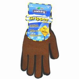 Guanti da lavoro GRIPPER neri e marroni taglia unica sconto 45
