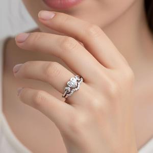 10 Rabatt auf das 2erSet ZirkoniaRinge LUSTRO STELLA in Weiß