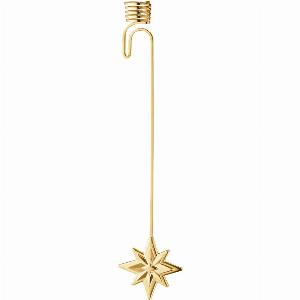 Georg Jensen Christmas Collection 2024 18ct Yellow Gold Plated Star Candleholder
