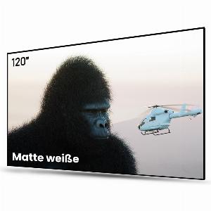 100 150 Mattweiße Leinwand