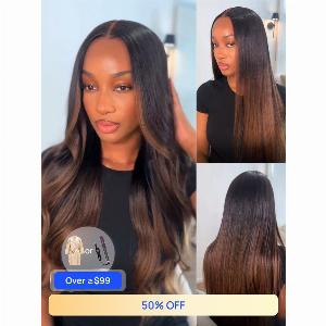 Enjoy 80 Discount Nadula Yaki Straight 7x5 Glueless Lace Wigs Sale