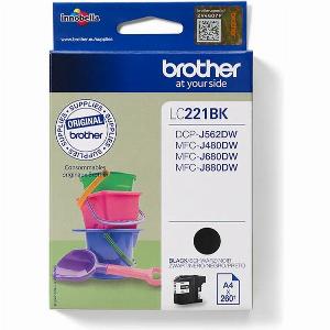 Brother LC221BK  Noir  Cartouche dencre