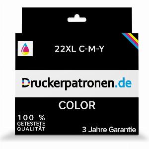 Kompatibel zu HP 22XL CMY                      Tinte          Cyanmagentagelb