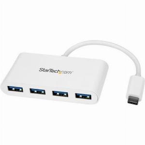 StarTechcom Hub USBC a 4 porte USB 30  USBC a 4x USBA  Alimentato via bus  Bianco