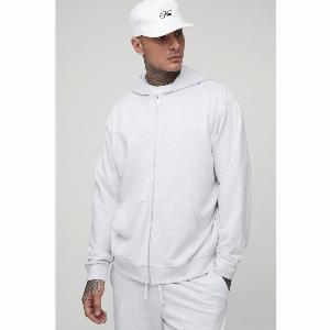 Felpa grigia oversize con zip e cappuccio ora a soli 6 sconto 79