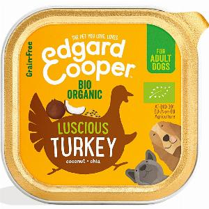 EDGARD  COOPER Dog Organic Grainfree Luscious Turkey  Size 17100g