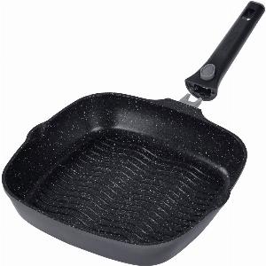 Sparen Sie 42 STONELINE SMART BBQ Grillpfanne 28 cm mit abnehmbarem Griff