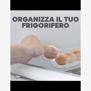 Offerta Sconto del 7 su set di 3 portauova impilabili in plastica trasparente
