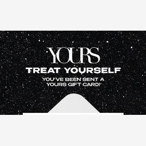 Carte cadeau Yours Clothing en ligne de 10 à 150  maintenant 180