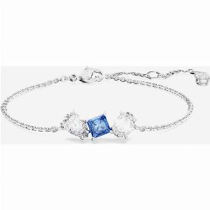 Swarovski Mesmera Blue Mixed Cuts Rhodium Plated Bracelet 5668359