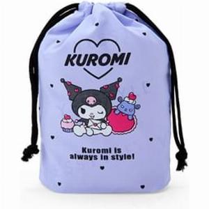 Kuromi Letter Small Drawstring Bag 1 pc