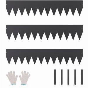 20 Rabatt auf VEVOR Rasenkante 3erPack MetallBeetumrandung Schwarz