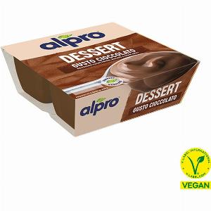 ALPRO DESSERT Dessert vegetale al Cioccolato Alproshopit Confezione 4X125g