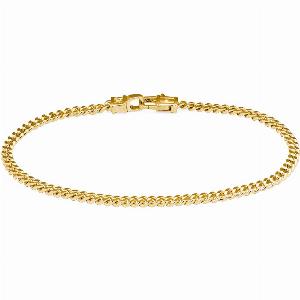 Enjoy 25 Discount on Mens 18K Gold Curb Bracelet