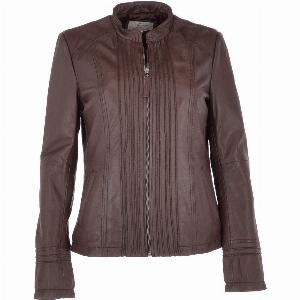 ASHWOOD Leather Jacket Mid Brownnap  Infinity Size 18