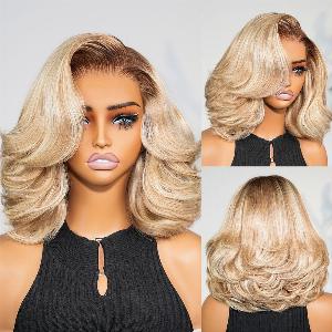 Get 53 Off Megalook 6x5 Glueless Ash Blonde Highlight Body Wave Wig