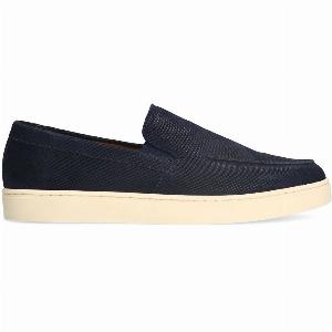 Marineblaue VelourslederLoafer jetzt nur 48  33  Rabatt