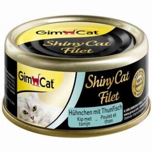 72 Rabatt auf GIMCAT Shiny Cat Filet mit Huhn  Thunfisch 70g