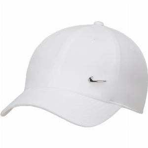 Nike Club Unstructu Metal Swoosh Casquetteuchon Blanc C100