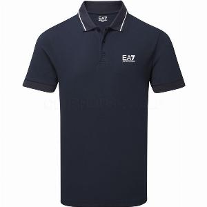 Emporio Armani Core Pique Golf Polo Shirt Armani Blue 8NPF16451562