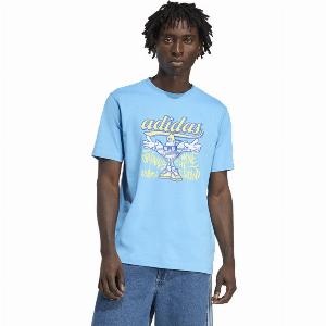 Adidas Graphics Uomo  Magliette Blu  Taglia XXL
