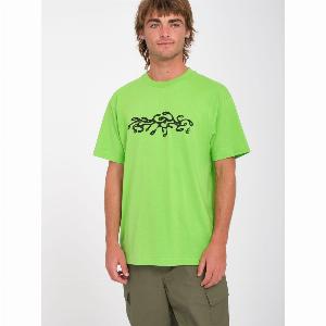 Volcom Tshirt Zephyr 3  Electric Green