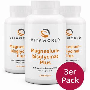 Magnesiumbisglycinat Plus 3er Pack 360 Kps