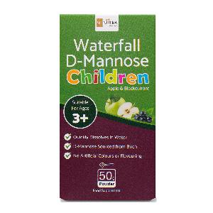 Waterfall DMannose for Kids  Apple and Blackcurrant Flavour Powder