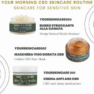 Kit di Cura della Pelle con CBD per Pelli Sensibili