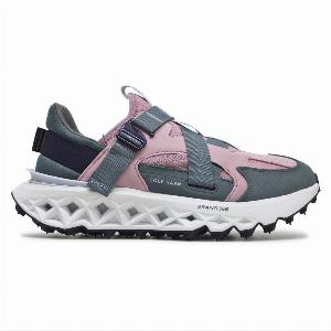 Cole Haan 5Zerogrand Monk Strap Runner Textile Womens Low Top Sneakers   Colour Mauve Shadows Stormy Weather Optic White