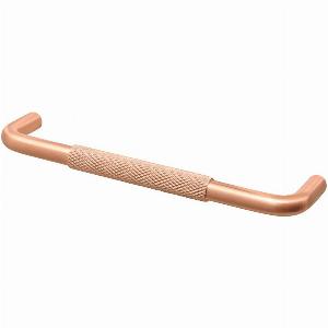 Insignia Knurled D Shaped Cabinet Drawer Handle Satin Copper