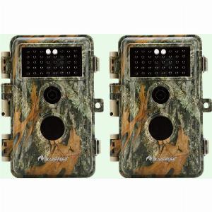 Pack de 2 caméras de chasse nocturne 32MP HD détection PIR étanche IP66 31