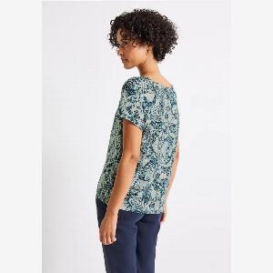 Chemise mélange de matières