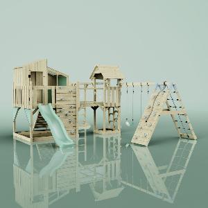 Aire de jeux PolarPlay Gustav Trapèze  Vert menthe