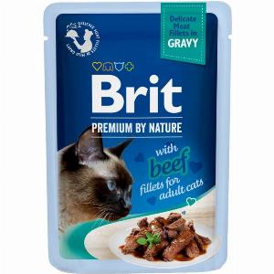 Robinson Pet Shop Sconto del 25% su Brit Premium Filetti di Manzo per Gatti 85 g 8595602518555