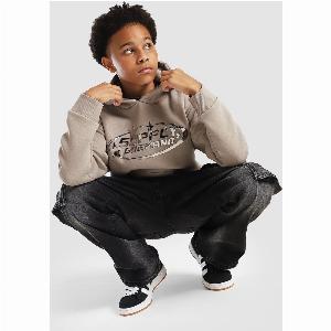 Supply  Demand Sweat à capuche Oval Junior  Noir Noir