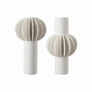 Lara Ceramic Vase  White