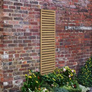 Forest 6 x 1 Pressure Treated Slatted Trellis Panel 18m x 03m