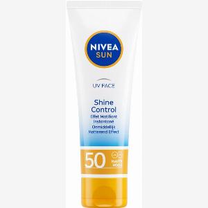 NIVEA SUN Face Shine Control Sonnenschutz Gesicht  SPF 50  Mattierende Wirkung  Sonnenschutz  50 ml