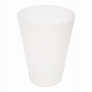 Promotional Glastonbury 300 ml reusable plastic cup  Frosted clear  branded with your logo