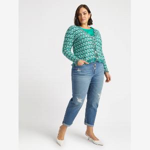 Fiorella Rubino  Cardigan in tessuto intrecciato e frange Donna Verde Taglia XL 6062 IT