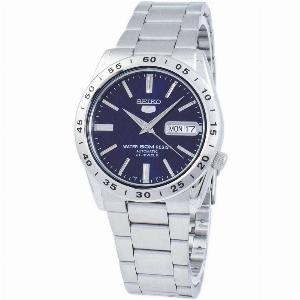 Seiko 5 Automatic Blue Dial Stainless Steel Menaposs Watch SNKD99K1