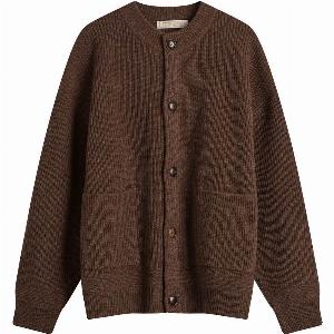 Enjoy 31 Discount on Frizmworks Choco Brown Heavy Wool Cardigan