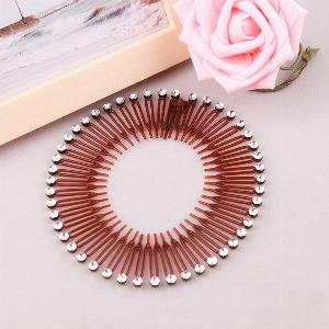 European American Fashion Hair Combs Spring Hair Clips Girls Hair Organizer Rhinestone Headwear Girls Women Hair Accessories