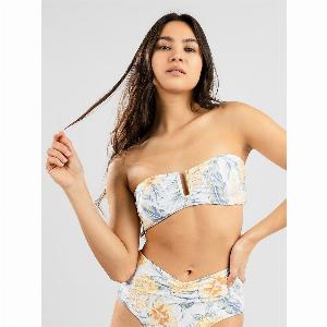Rip Curl Always Summer White Bandeau Bikini Top now 1295 32 Off