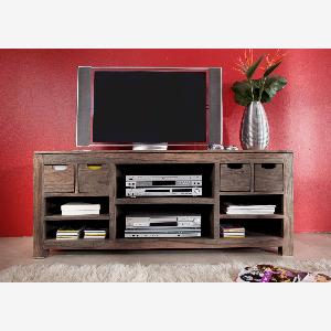 Meuble TV 148x50 Palissandre huilé Gris taupe NATURE GREY 40
