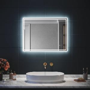 Miroir LED Bluetooth SIRHONA 80x60cm  Salle de Bain 6 à 15999